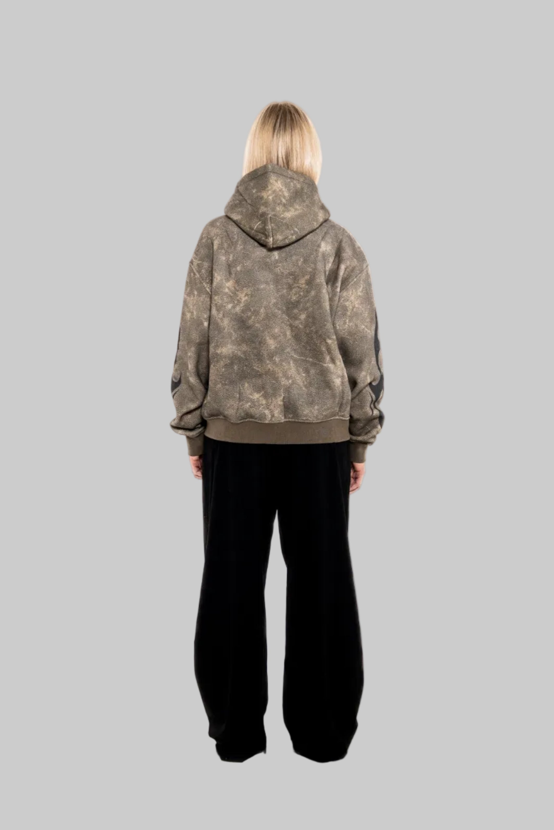 Olive Green Zip-up Hoodie – Outreclub
