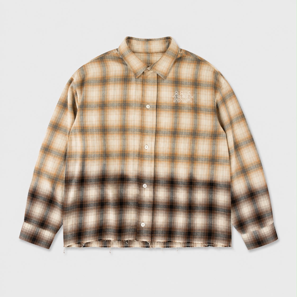 Distressed Cut Flannel